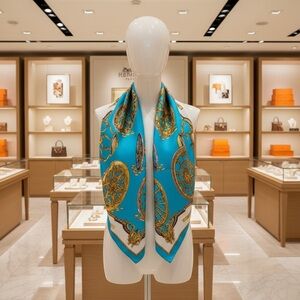 VTG 1967 Hermes Carre Scarf, Roues de Canon, Caty Latham